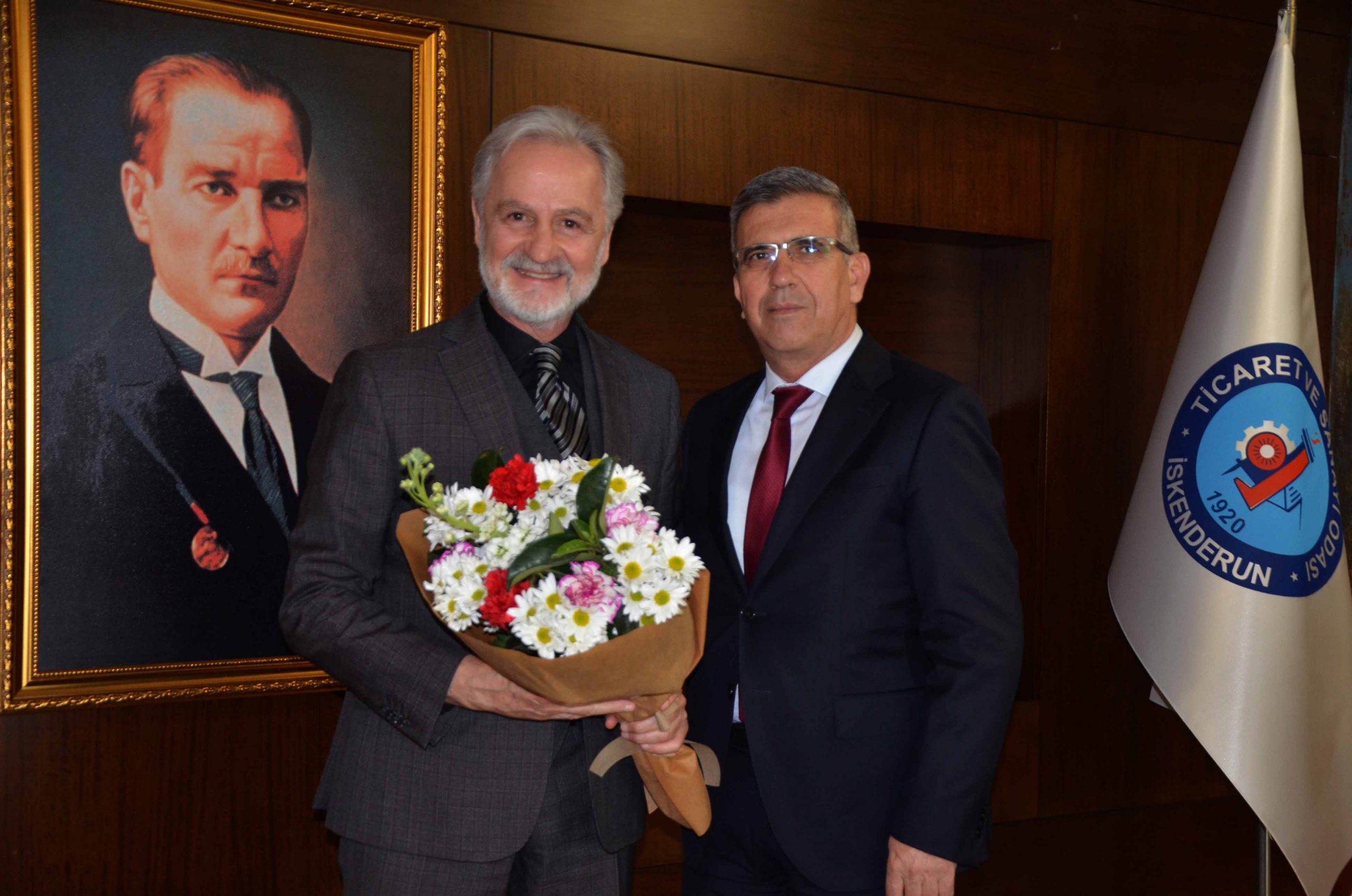 Hatay Vergi Dairesi Başkanı M&uuml;sevitoğlu ve Vergi Dairesi M&uuml;d&uuml;rlerinden İTSO&rsquo;ya Ziyaret