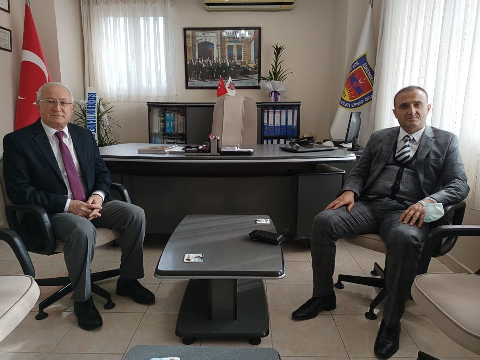 EMNİYET MÜDÜRÜ GÜNEŞ’TEN EROL AKINA HAYIRLI OLSUN ZİYARTİ