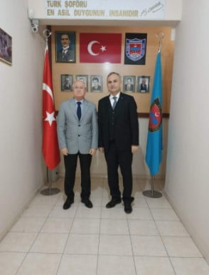 Kaymakam İskender Y&ouml;nden’den İskenderun Şof&ouml;rler Cemiyeti Başkanı Erol Akın’a Ziyaret