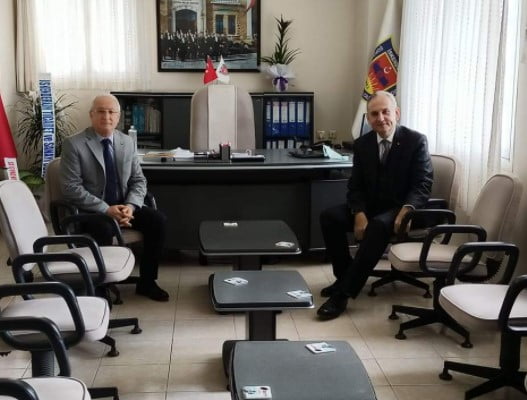 Kaymakam İskender Yönden’den İskenderun Şoförler Cemiyeti Başkanı Erol Akın’a Ziyaret