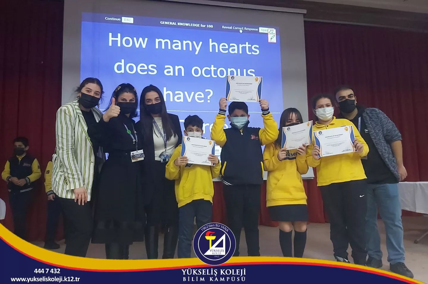 Y&uuml;kseliş Koleji’nde &lsquo; Jeopardy Fun&rsquo; etkinliği