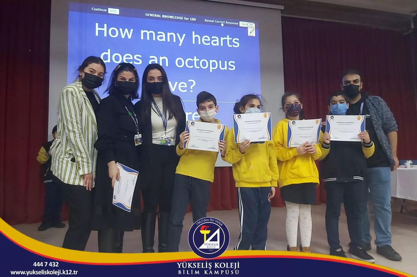 Y&uuml;kseliş Koleji’nde &lsquo; Jeopardy Fun&rsquo; etkinliği