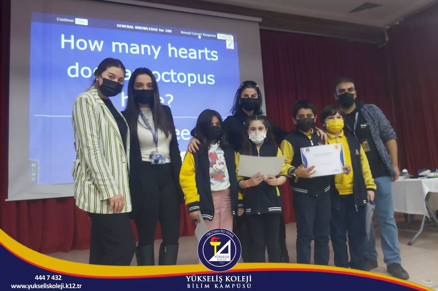 Y&uuml;kseliş Koleji’nde &lsquo; Jeopardy Fun&rsquo; etkinliği