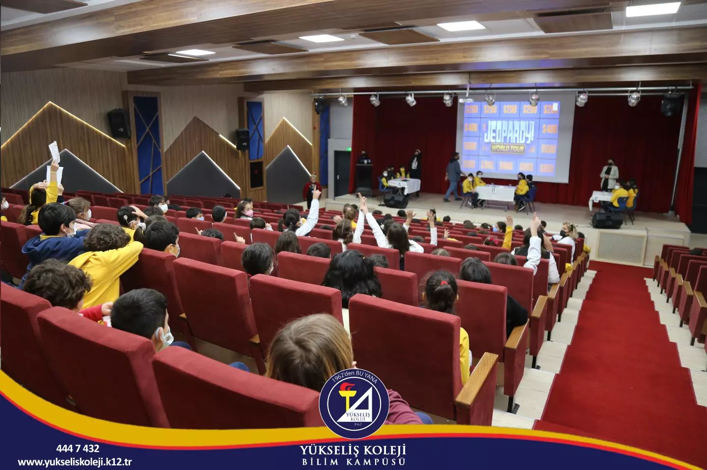 Y&uuml;kseliş Koleji’nde &lsquo; Jeopardy Fun&rsquo; etkinliği