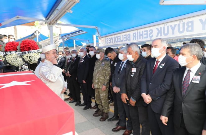 Şehidimizi Son Yolculuğuna Uğurladık