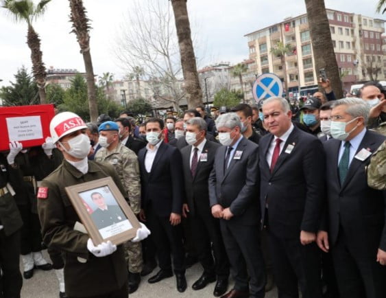 Şehidimizi Son Yolculuğuna Uğurladık