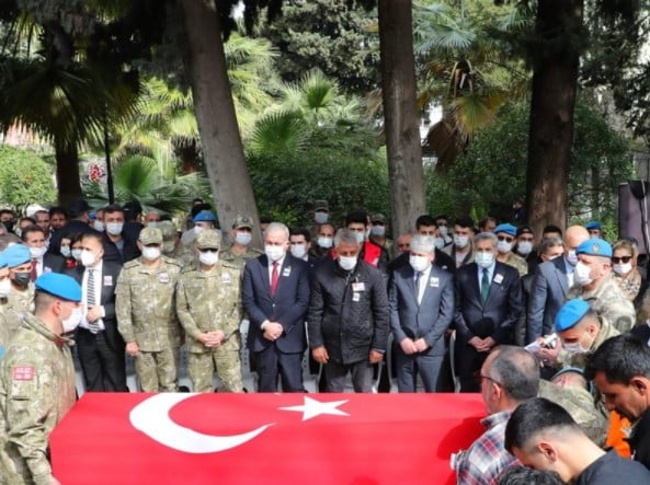 Şehidimizi Son Yolculuğuna Uğurladık