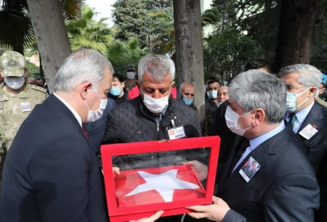 Şehidimizi Son Yolculuğuna Uğurladık