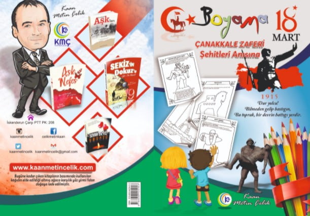 Çanakkale Savaşları&#8217;nı Anlatan Boyama Kitabı Çıktı