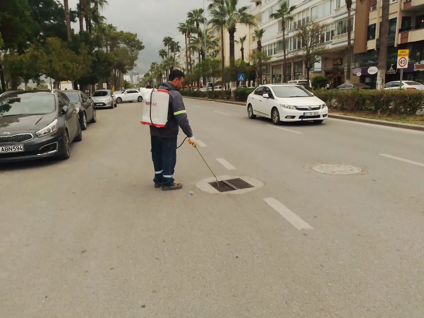 İSKENDERUN BELEDİYESİ LARVA MÜCADELESİ BAŞLATTI