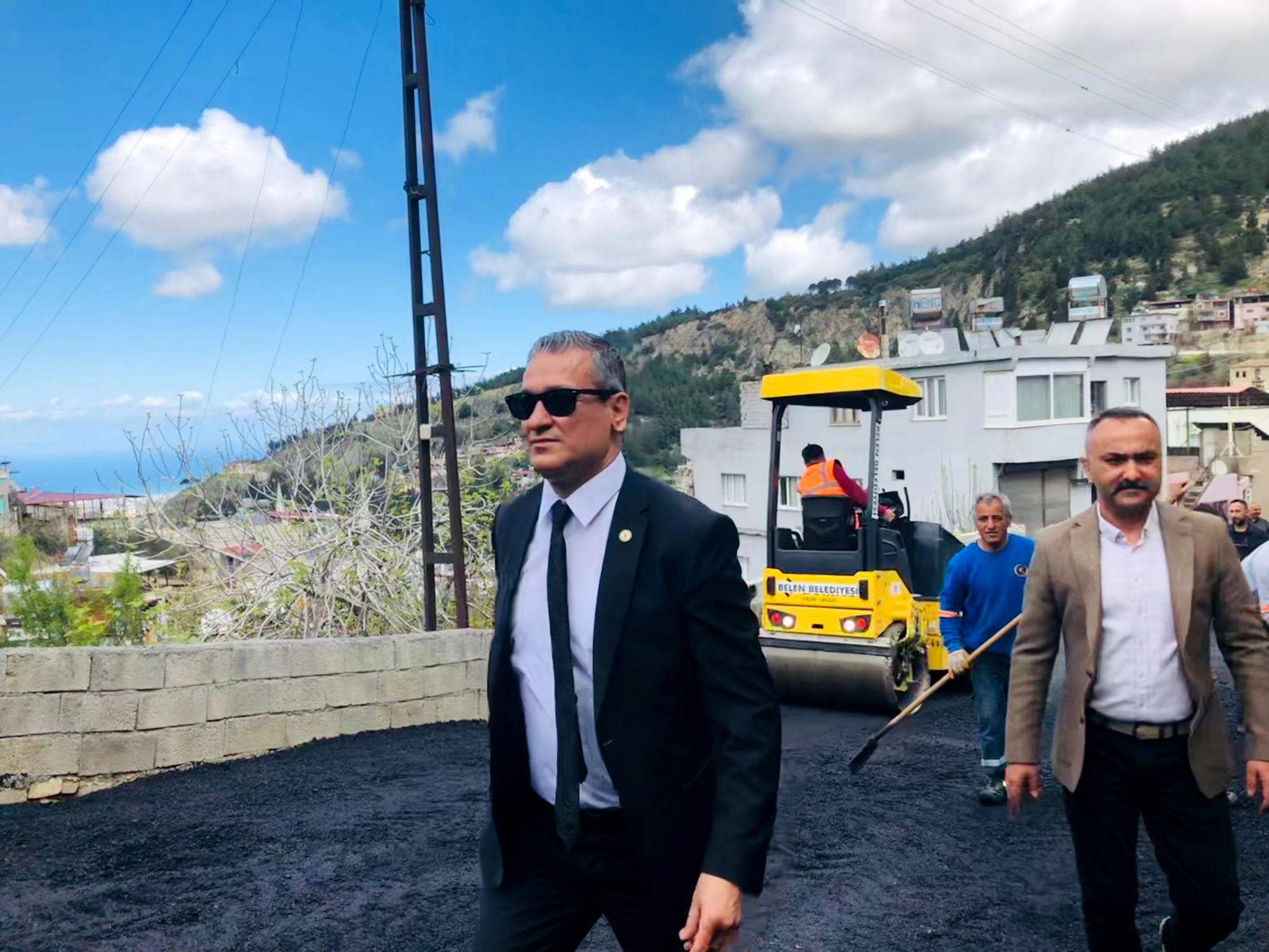 Belen’de asfalt seferberliği başladı