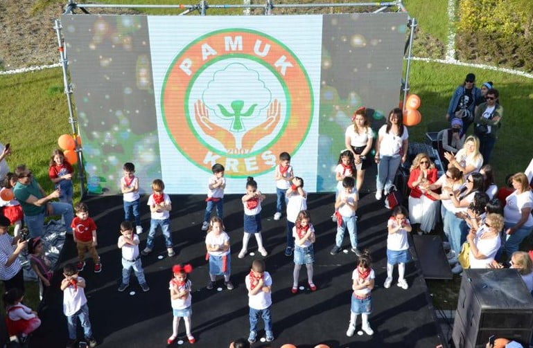 Pamuk Kreş’in EXPO Alanındaki 23 Nisan Şenlikleri Coşkuyla Kutlandı