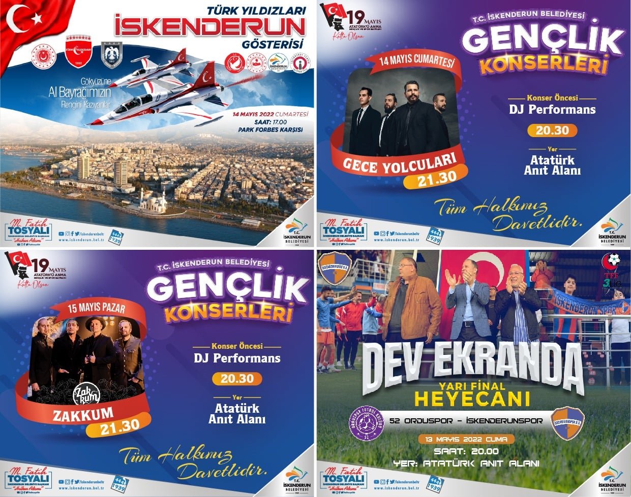 İSKENDERUN BELEDİYESİ GENÇLİK KONSERLERİ BAŞLIYOR