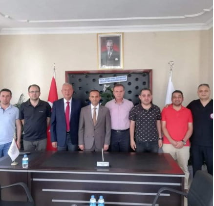 Akdeniz Eczane Teknisyenleri Federasyonuna İskenderun Emniyet Müdürü NEVZAT GÜNEŞ Ziyaret Etti