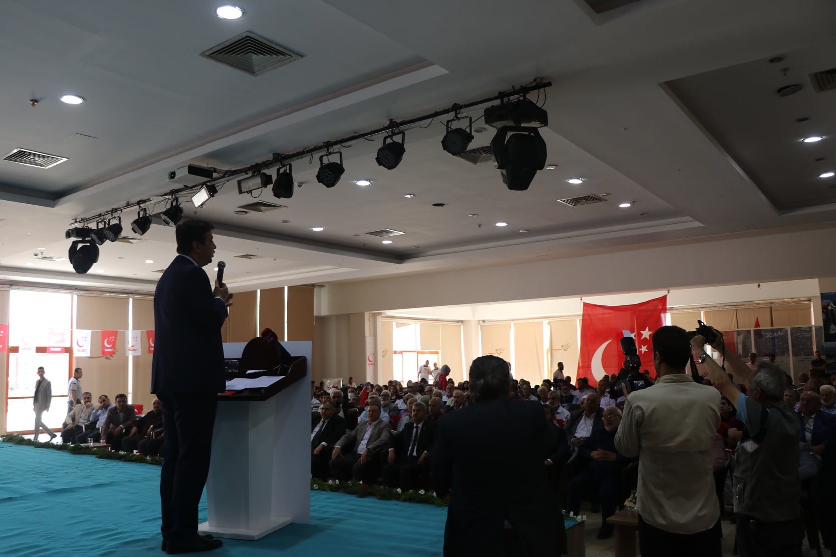 SAADET PARTİSİ HATAY KONGRESİ BÜYÜK BİR KATILIM VE COŞKUYLA GERÇEKLEŞTİ