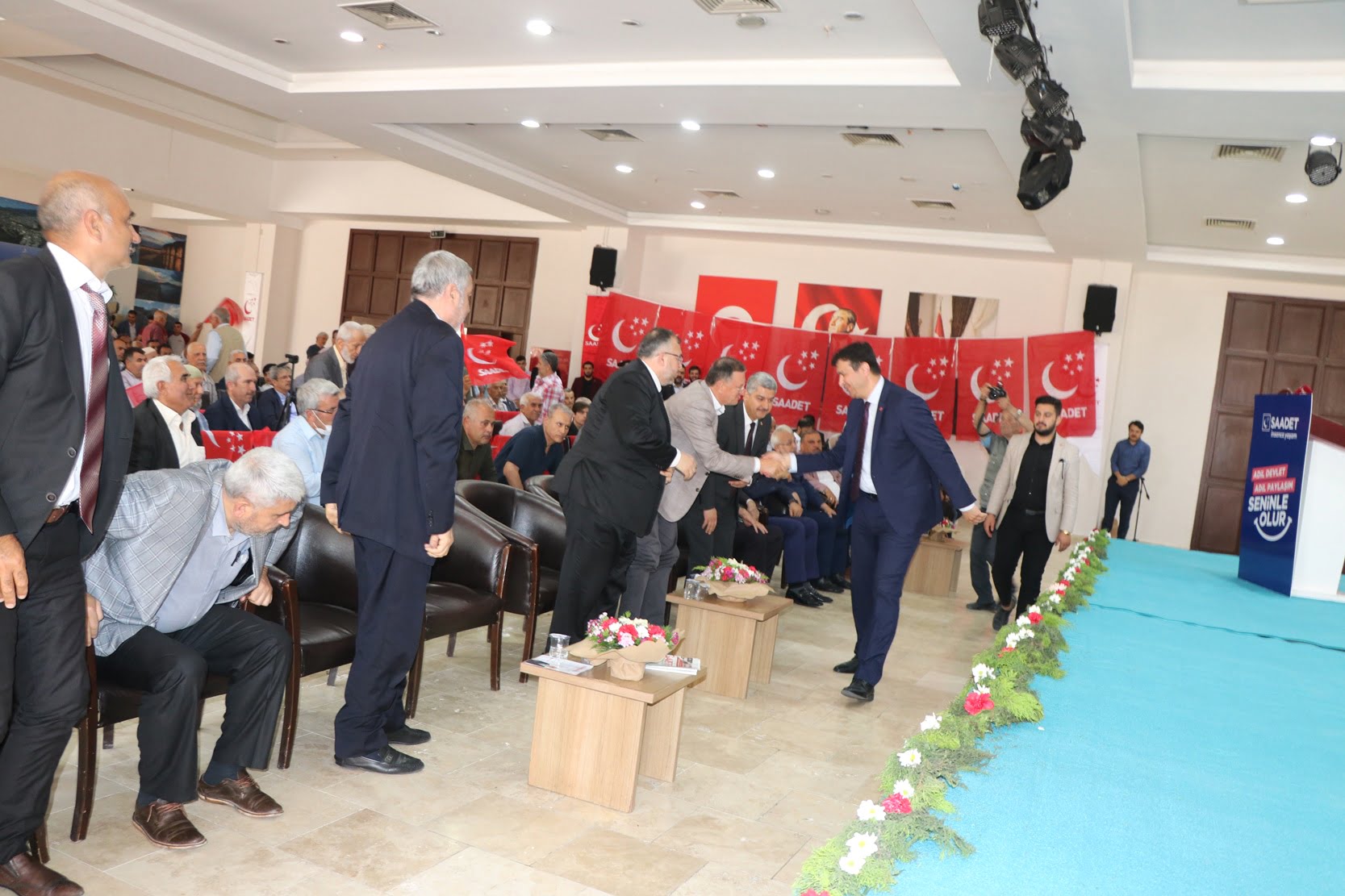 SAADET PARTİSİ HATAY KONGRESİ BÜYÜK BİR KATILIM VE COŞKUYLA GERÇEKLEŞTİ