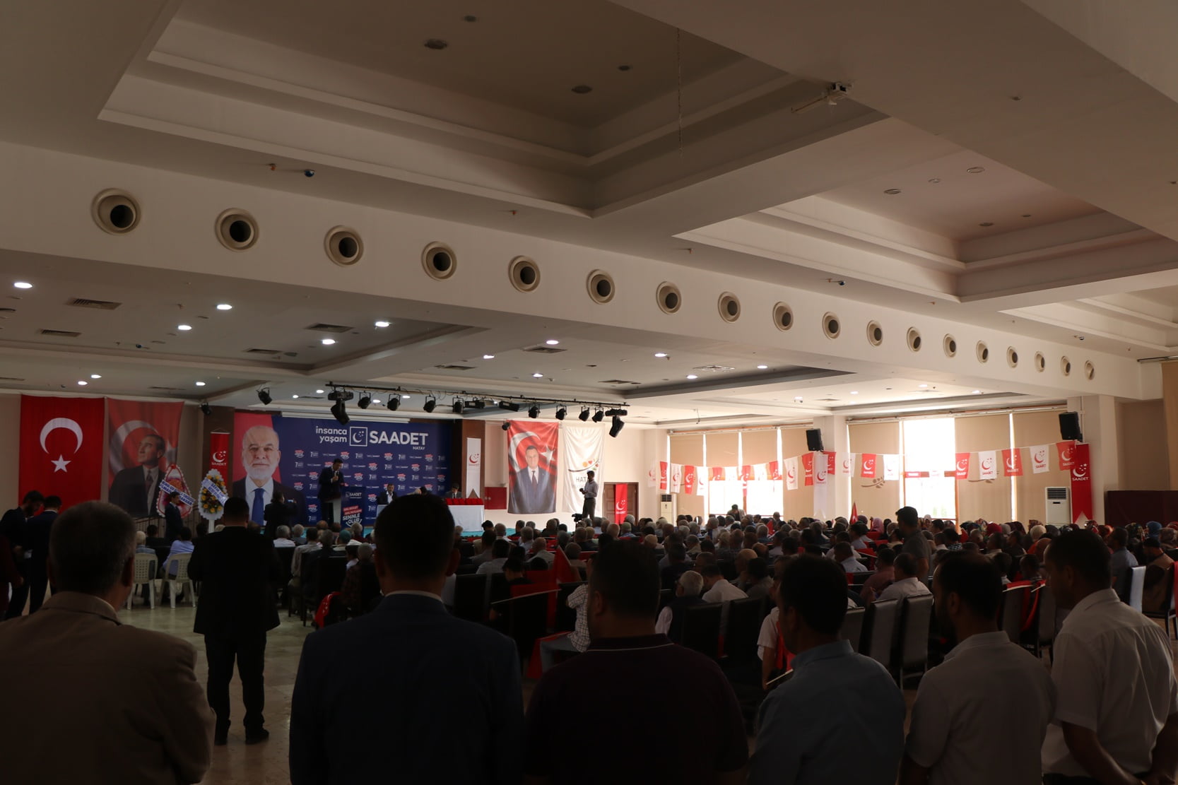 SAADET PARTİSİ HATAY KONGRESİ BÜYÜK BİR KATILIM VE COŞKUYLA GERÇEKLEŞTİ