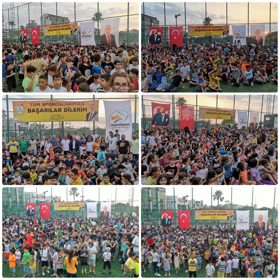 İSKENDERUN BELEDİYESİ YAZ SPOR OKULLARINA YOĞUN İLGİ
