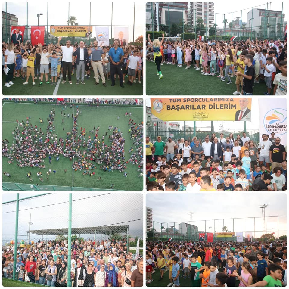 İSKENDERUN BELEDİYESİ YAZ SPOR OKULLARINA YOĞUN İLGİ