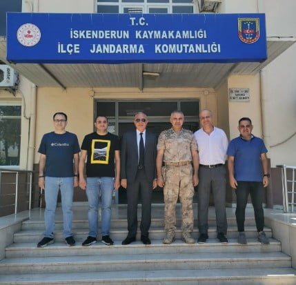 Akdeniz Eczane Teknisyenleri Federasyonu İlçe Jandarma Komutanlığını Ziyaret Etti