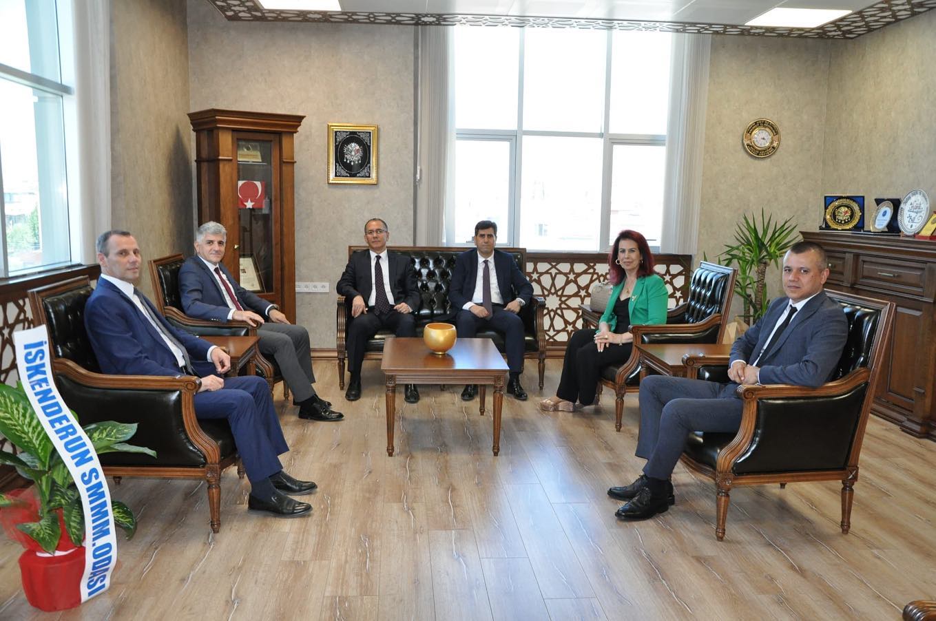 Muhasebeciler Odası Yeni Yönetimi SGK Hatay İl Müdürü Bal’ı Ziyaret Etti