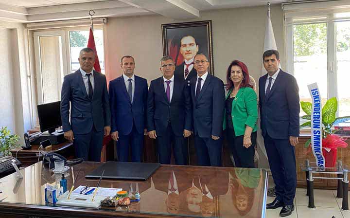 Muhasebeciler Odası Yönetiminden Hatay Vergi Dairesi Başkanı Cemil Müsevitoğlu’na Ziyaret