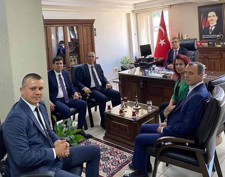 Muhasebeciler Odası Yönetiminden Hatay Vergi Dairesi Başkanı Cemil Müsevitoğlu’na Ziyaret