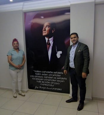 Hatay Gazeteciler Cemiyeti İskenderun Temsilciliğinden DEVA Partisi İskenderun İlçe Başkanlığına ziyaret