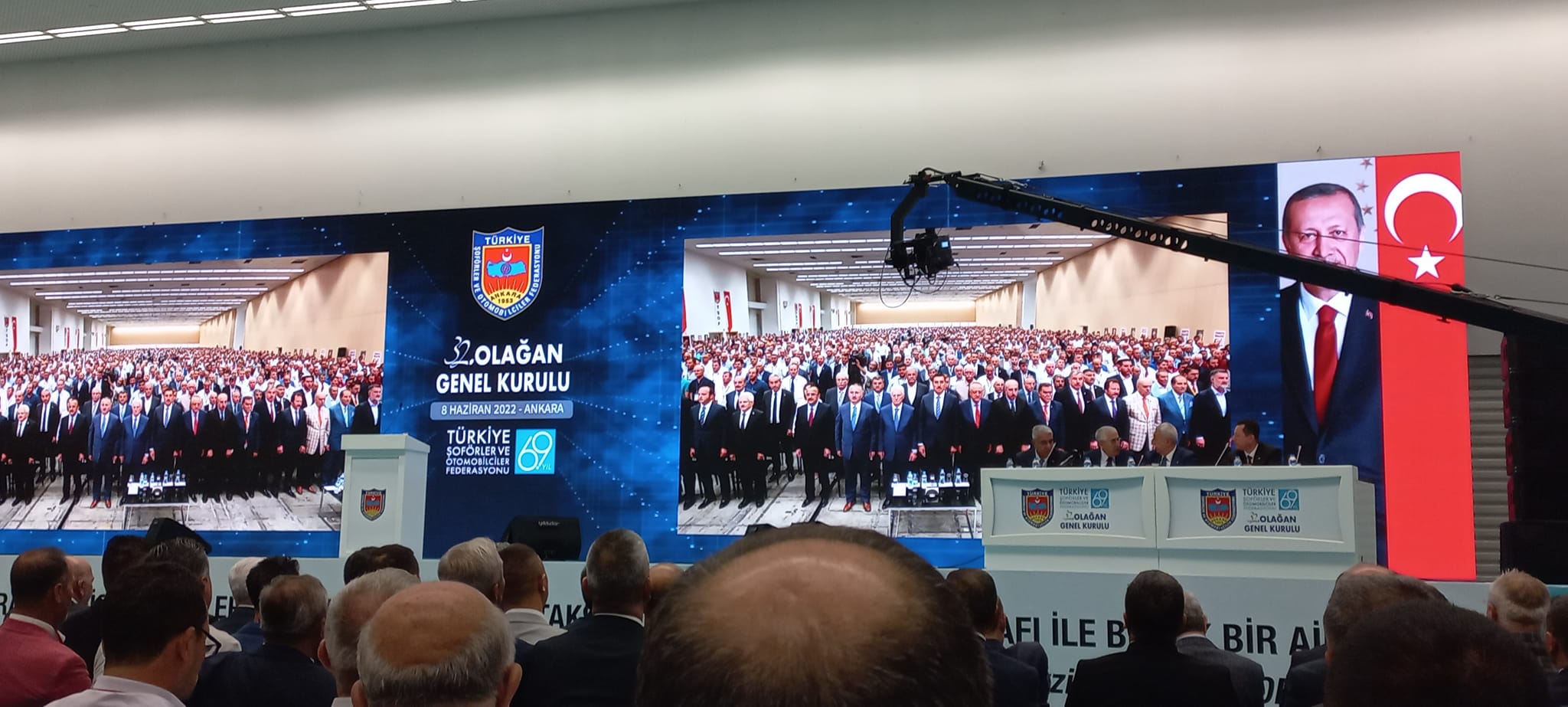 İskenderun Şoförler ve Otomobilciler Odası Yönetimi Türkiye Şoförler federasyonu 32.Olağan Genel Kuruluna Katıldı