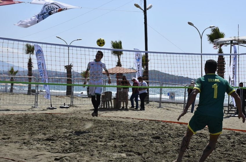 “DÜNYA FOOTVOLLEY ŞAMPIYONASI ELEME MAÇLARI” BAŞLADI