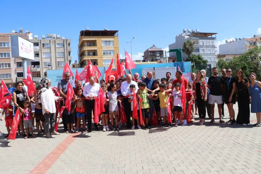 BAŞKAN FATİH TOSYALI: PORTATİF Y&Uuml;ZME HAVUZLARI A&Ccedil;ILDI