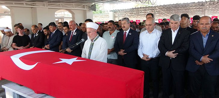 Osmaniyeli şehit son yolculuğuna uğurlandı