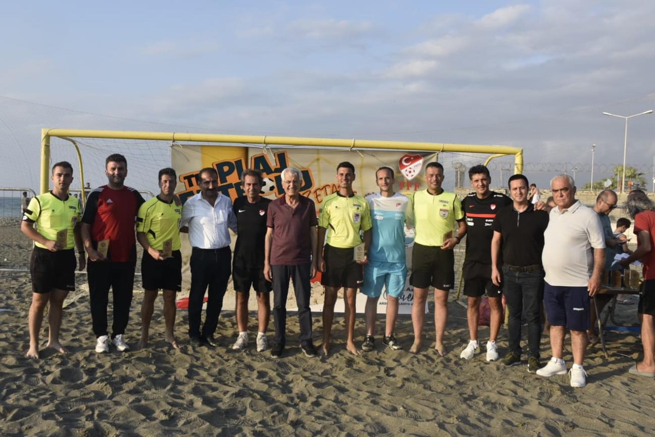 &lsquo;TFF PLAJ FUTBOL LİGİ ARSUZ ETABI’ TAMAMLANDI