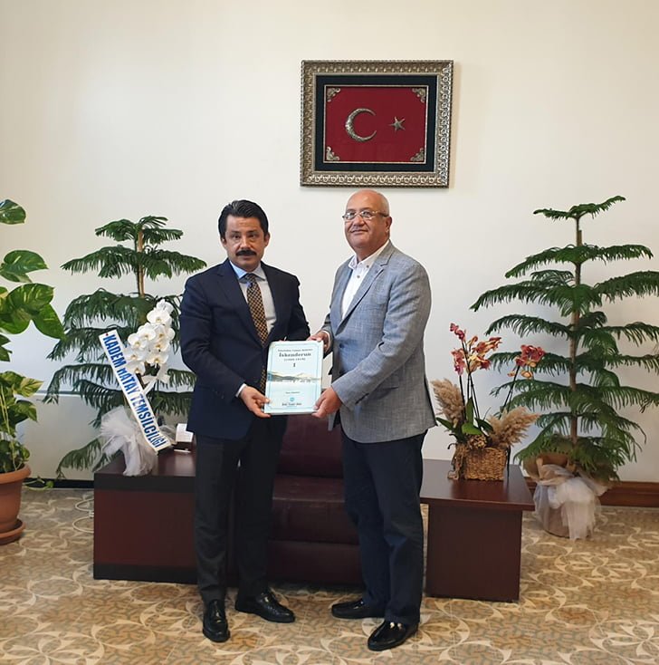 İMEAK DTO’DAN İSKENDERUN KAYMAKAMINA HAYIRLI OLSUN ZİYARETİ