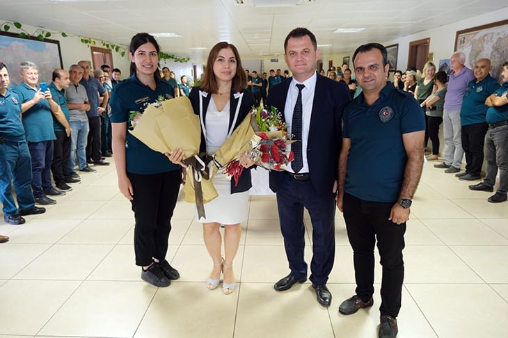 G&uuml;rbulak G&uuml;mr&uuml;k M&uuml;d&uuml;rl&uuml;ğ&uuml;ne atanan Melahat &Ouml;zdemir g&ouml;revini &Ouml;mer Kuru’ya devir etti