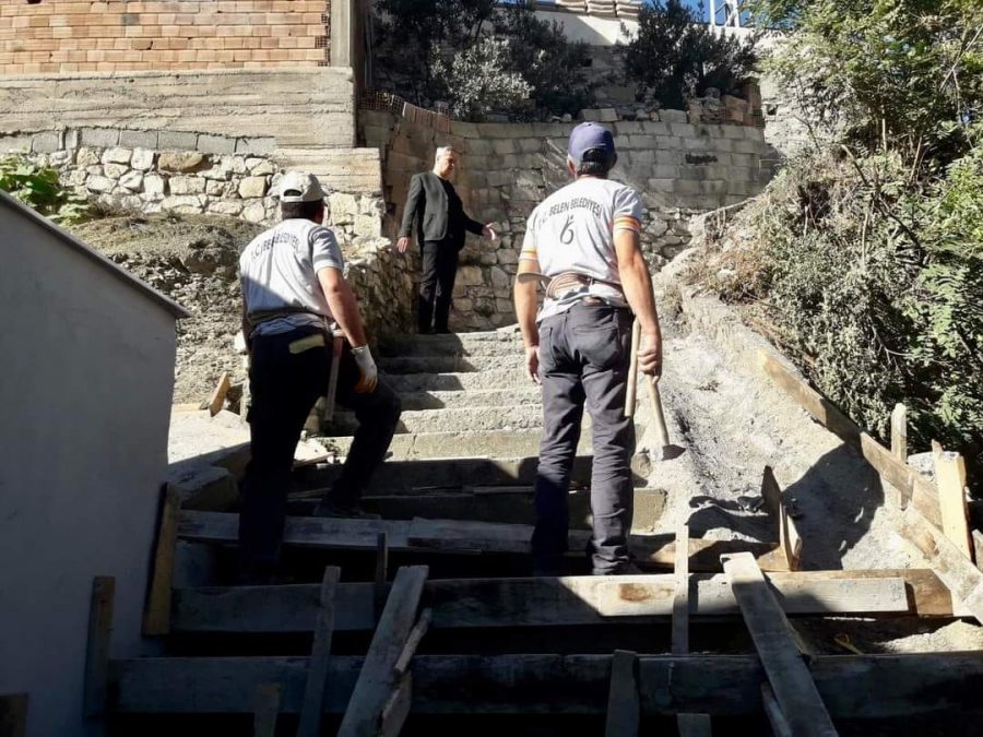 BAŞKAN G&Uuml;L &Ccedil;ALIŞMALARI İNCELEDİ