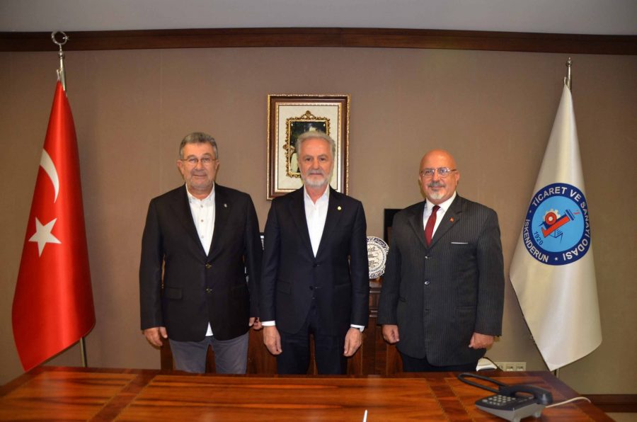 İş İnsanı Sedat Uysal ve Dr.Necmi &Ouml;zdemir İTSO&rsquo;yu Ziyaret Etti