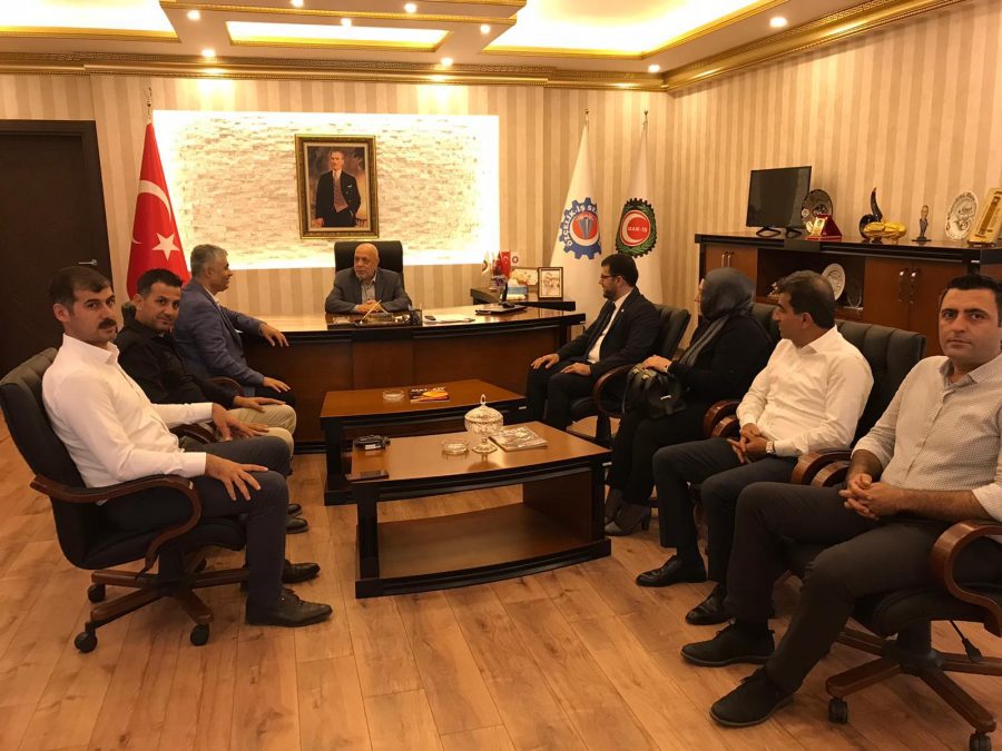 ARSLAN’DAN HAK-İŞ HATAY İL BAŞKANLIĞINA ZİYARET&nbsp;