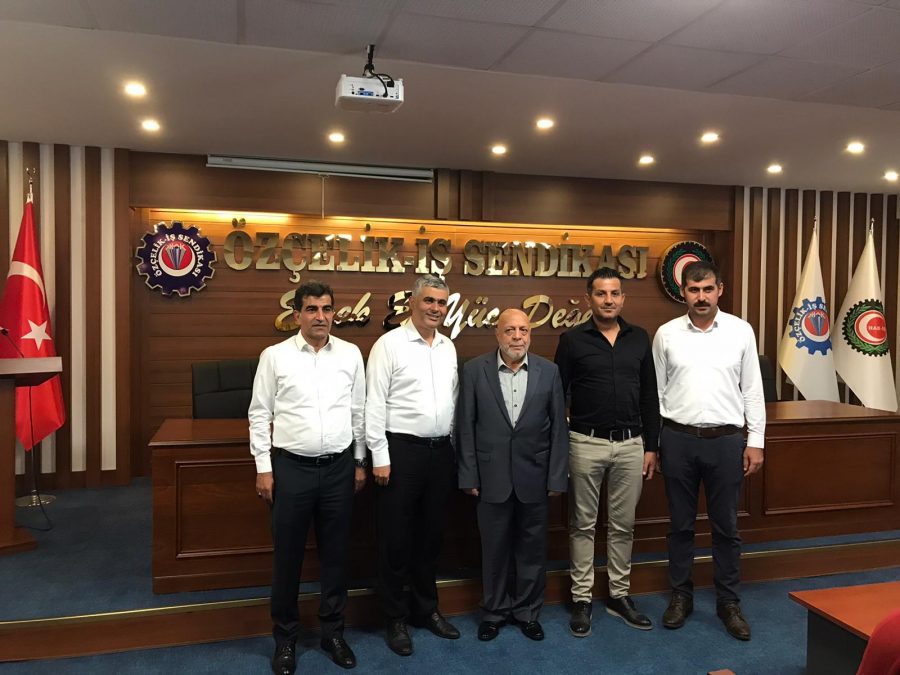 ARSLAN’DAN HAK-İŞ HATAY İL BAŞKANLIĞINA ZİYARET&nbsp;