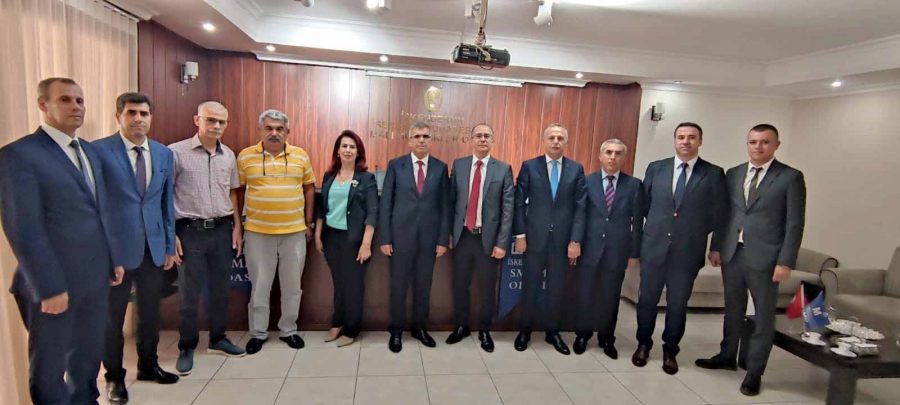 Hatay Vergi Dairesi Başkanı Cemil Müsevitoğlu Muhasebeciler Odasını Ziyaret Etti