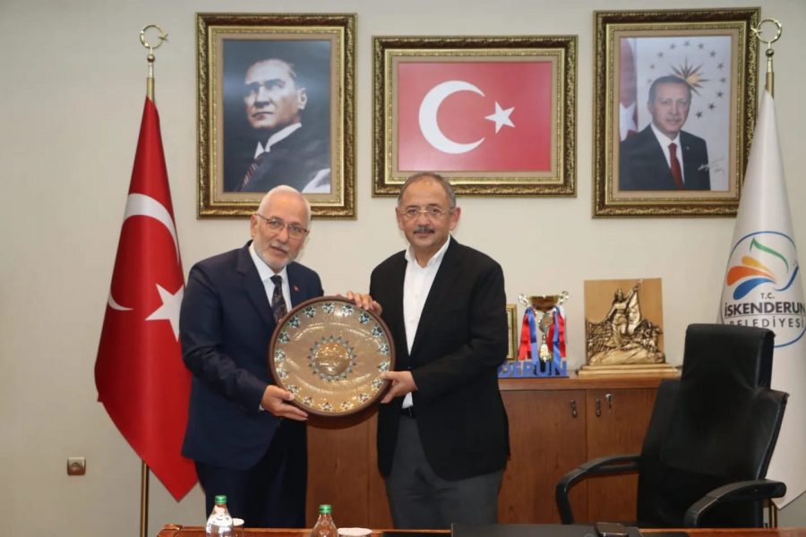 &Ouml;ZHASEKİ’DEN BELEDİYE BAŞKANI TOSYALI’YA ZİYARET