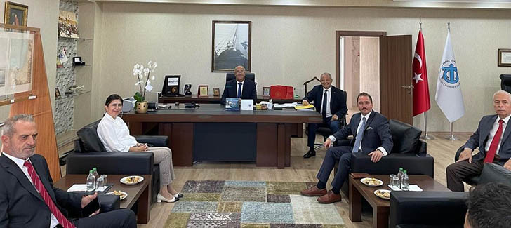 İSTE&rsquo;DEN İMEAK DTO İSKENDERUN ŞUBESİ&rsquo;NE HAYIRLI OLSUN ZİYARETİ