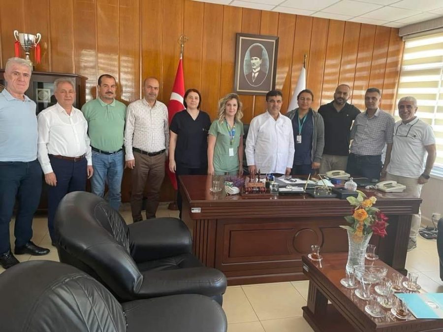 Sağlık-Sen İlçe Yönetimi Göreve Hızlı Başladı