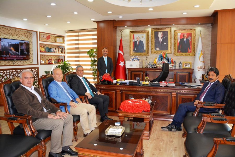 İskenderun Kaymakamı Murat Sefa Demiry&uuml;rek&rsquo;den; Başkan İbrahim G&uuml;l&rsquo;e İade-i Ziyaret