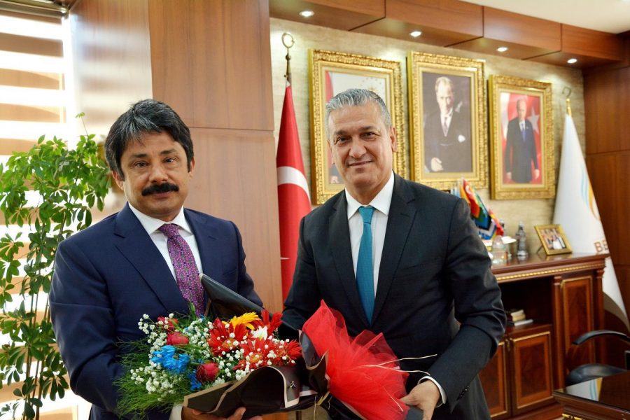 İskenderun Kaymakamı Murat Sefa Demiry&uuml;rek&rsquo;den; Başkan İbrahim G&uuml;l&rsquo;e İade-i Ziyaret