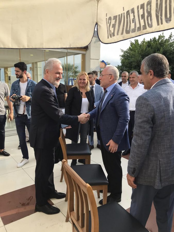 BELEDİYE BAŞKANI TOSYALIDAN İTSO&rsquo;YA KAHVALTI