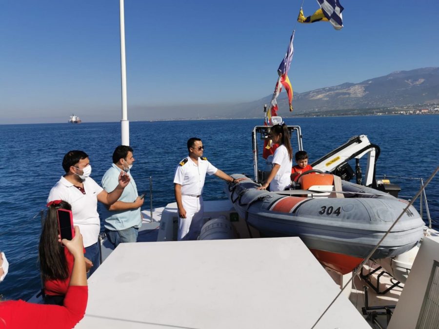 Sahil güvenlik botunu 2 bin 909 kişi gezdi