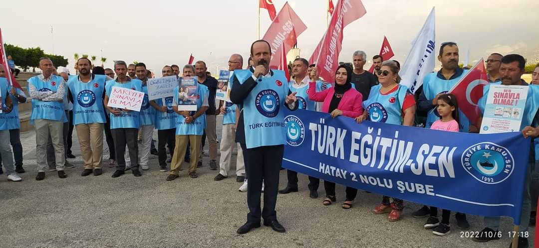 T&uuml;rk Eğitim Sen Hatay 2 Nolu Şube’den Basın A&ccedil;ıklaması