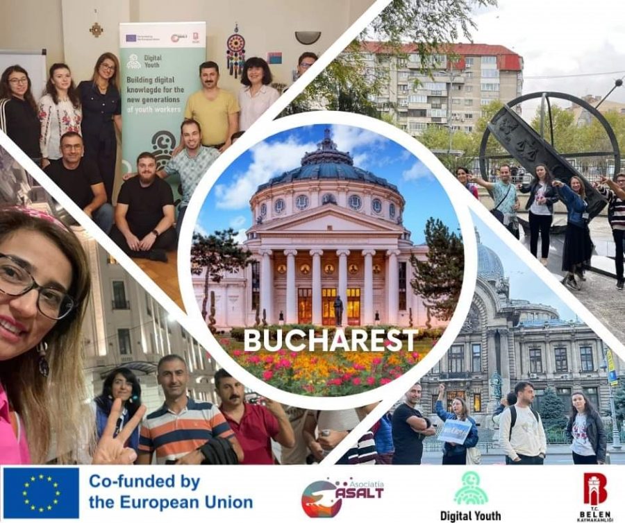 ERASMUS+ DIGITAL YOUTH PROJESİ KAPSAMINDA EĞİTİMCİ KATILIMCILAR ROMANYA’NIN BÜKREŞ KENTİNDE EĞİTİM ALDILAR