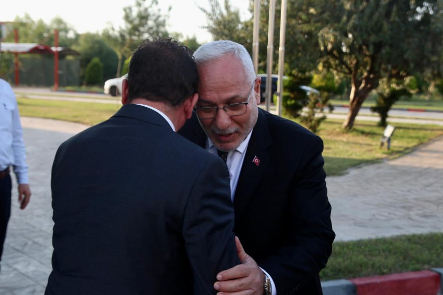 BAŞKAN TOSYALI REKT&Ouml;R DEPCİ&rsquo;Yİ ZİYARET ETTİ